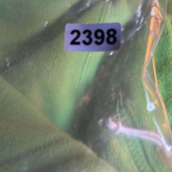 Adidas size M  bright Kelly green full zip fleece jacket. - Picture 7 of 7